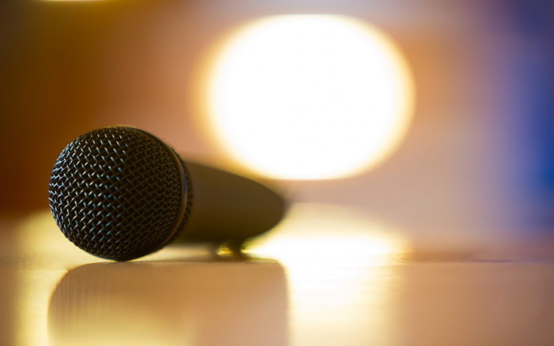 Microphone in conference room